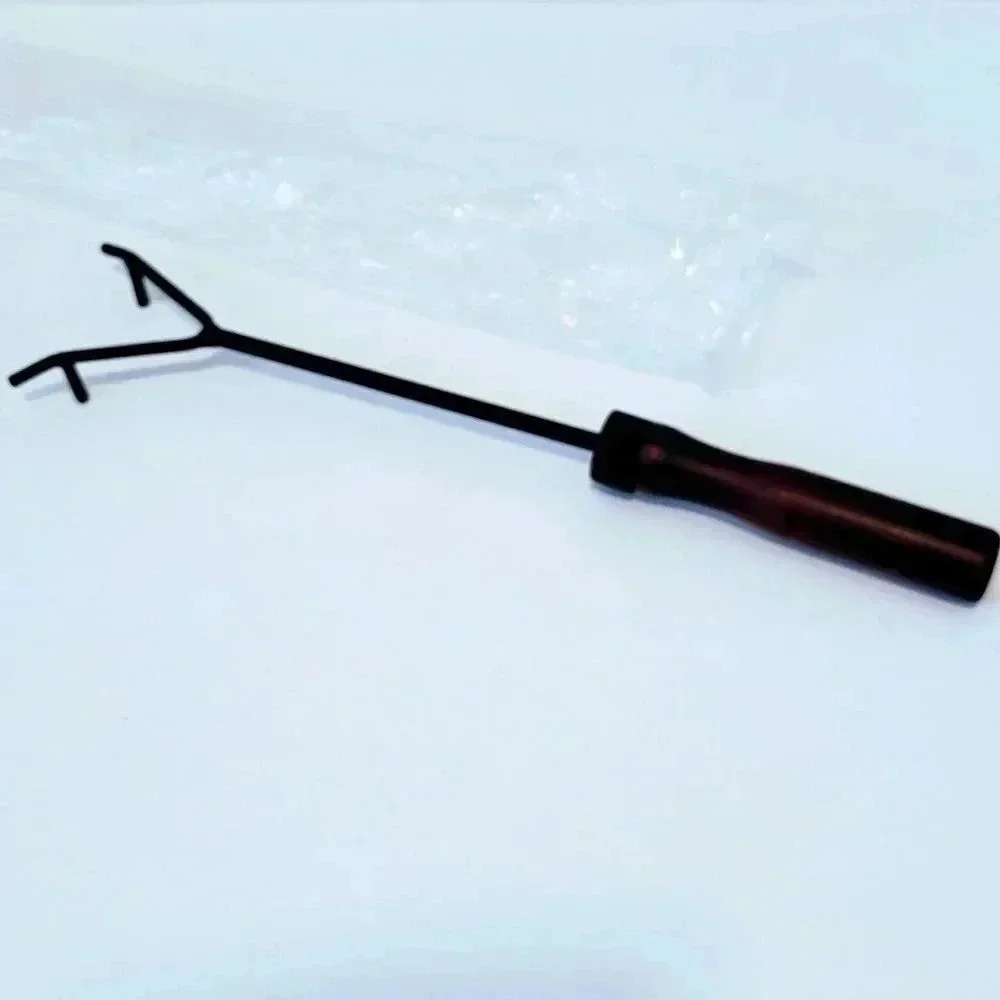 Wood Handled Utensil NWT Pulling Pizza Stones Cooling Rest Metal Pull